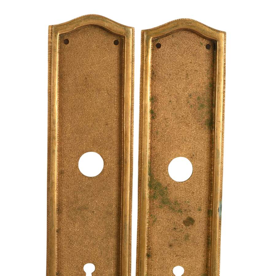 Pair of Brass Door Lock Covers-3