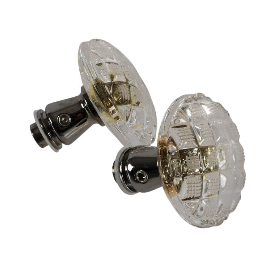 Pair of Cut Crystal Doorknobs-4