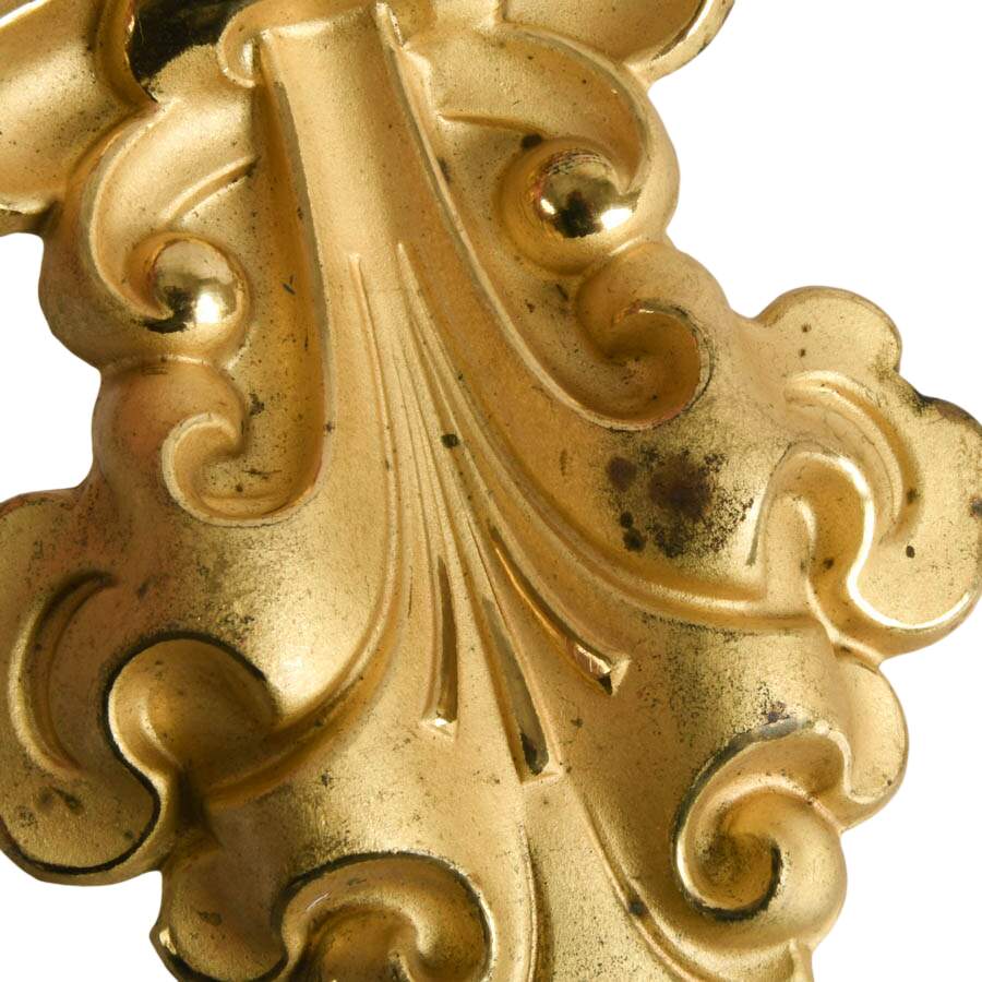 Antique-Style French Art Nouveau Curtain Tiebacks-5