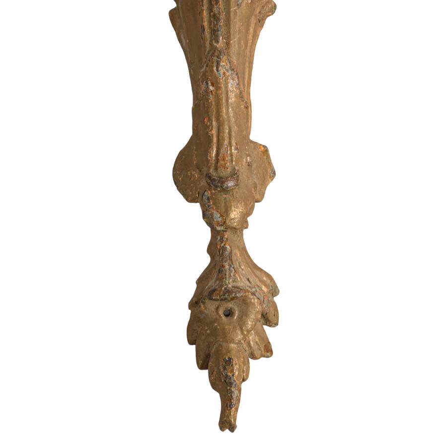 Antique Bronze Ornate Wall Sconce-5