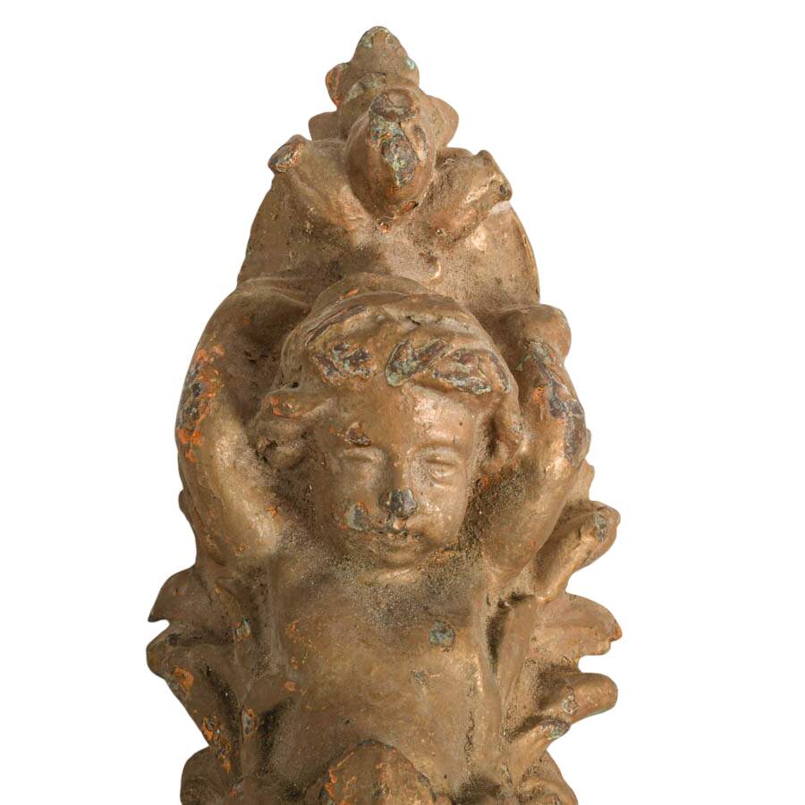 Antique Bronze Ornate Wall Sconce-2
