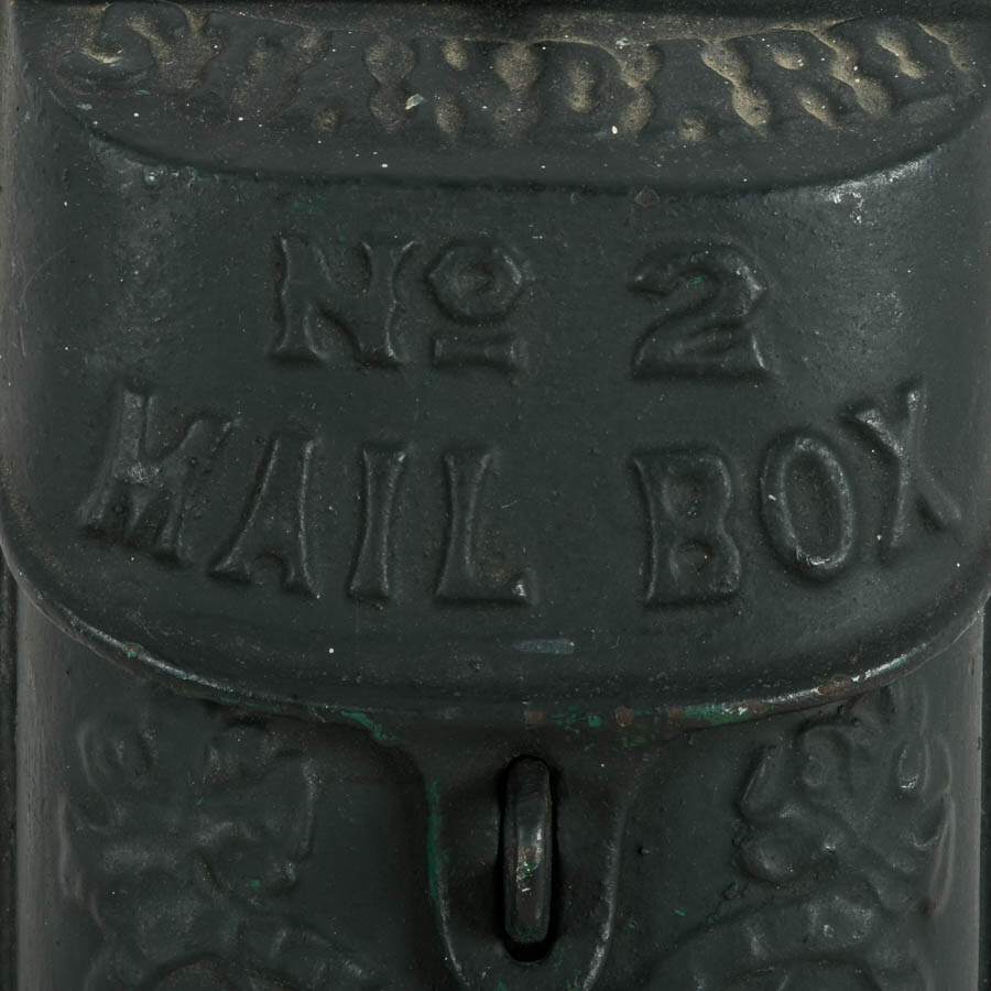 Antique Griswold No. 2 Cast Iron Mailbox-2