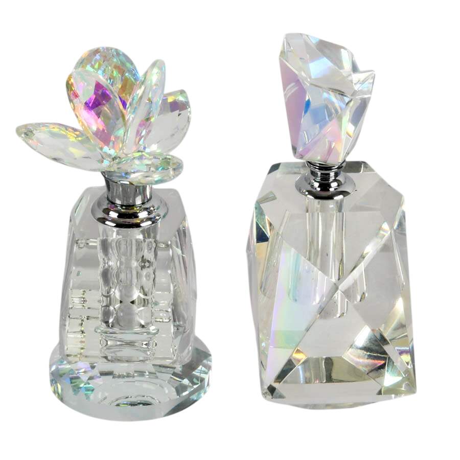 Pair of Crystal Perfume Bottles-3