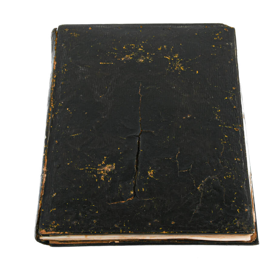 Antique Leatherbound Spanish "History of Lost States" Engravings Book-1