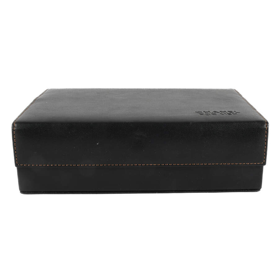 Empty Chanel Leather Gift Box for Men-3