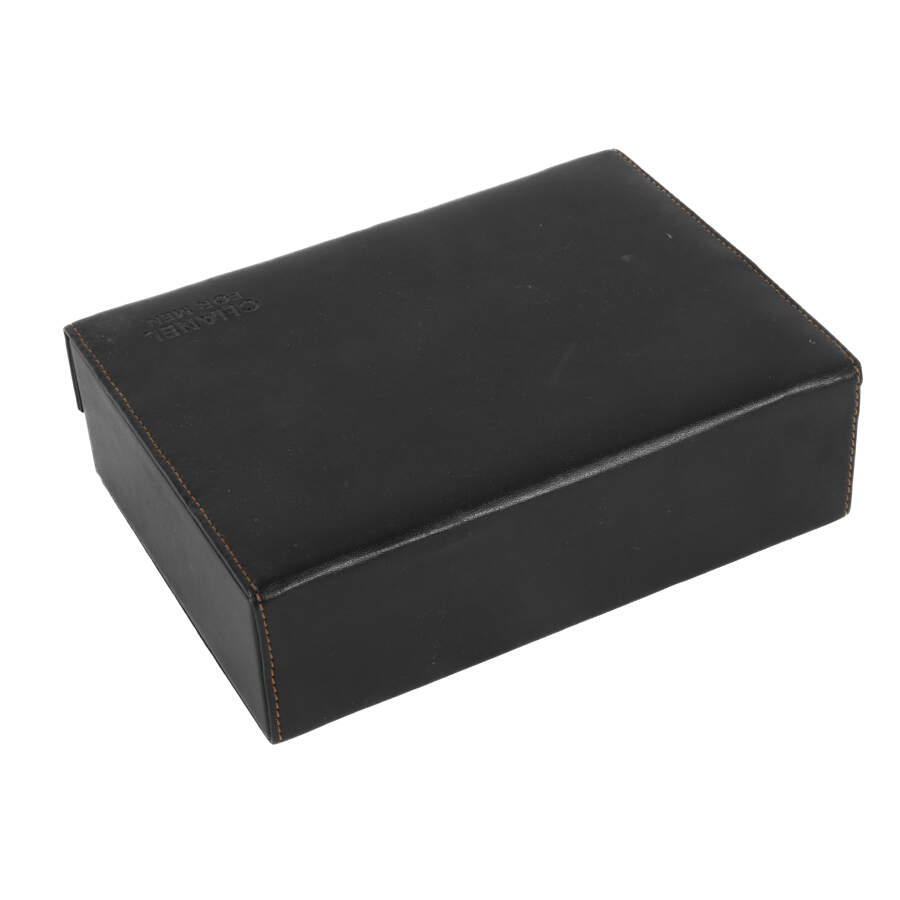 Empty Chanel Leather Gift Box for Men-2