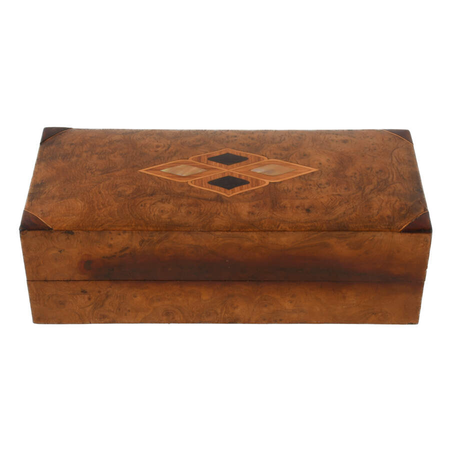 Antique Italian Inlaid Document Box-1