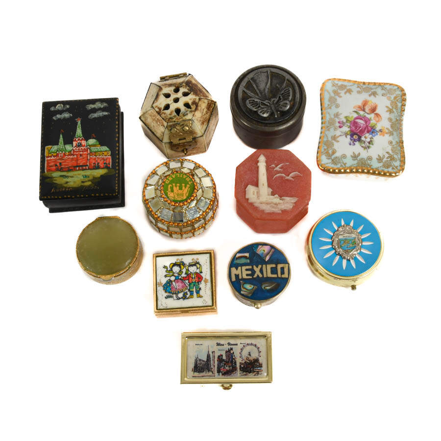 Collection of Assorted Miniature Boxes-1