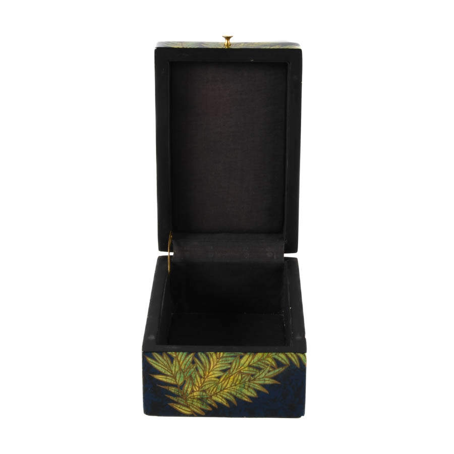 Decorated Lacquerware Lift-Top Box-3