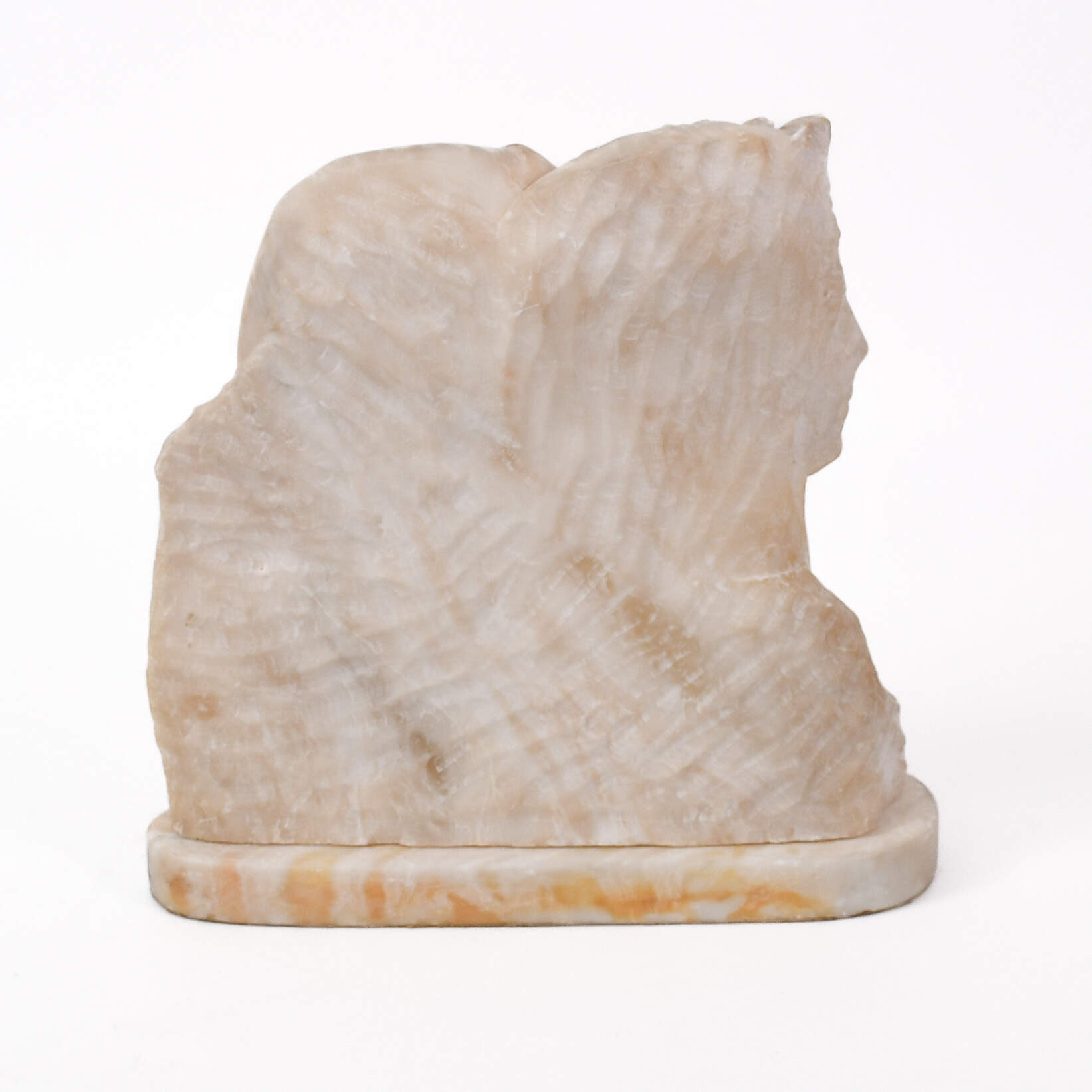 Alabaster Dante and Beatrice Profile Bust-3