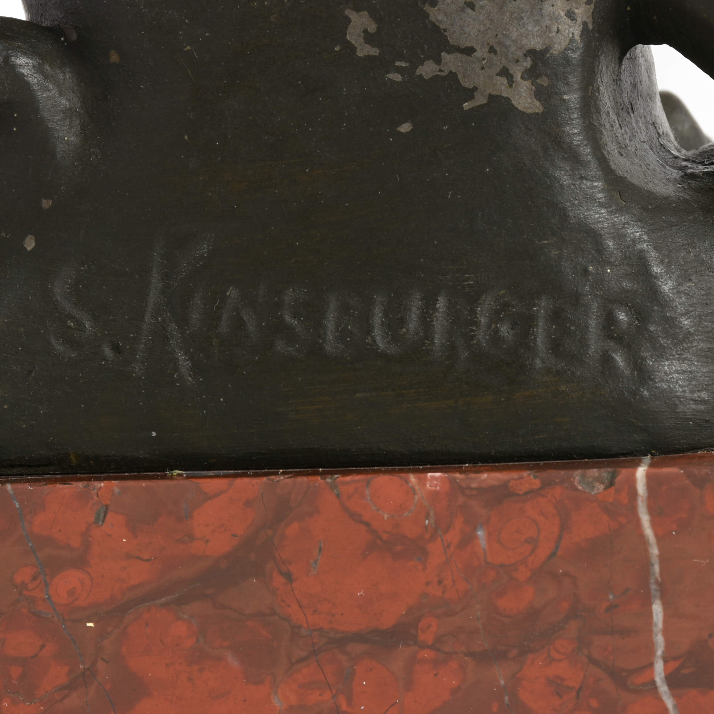 Signed Kinsburger Bust of a Lady-8