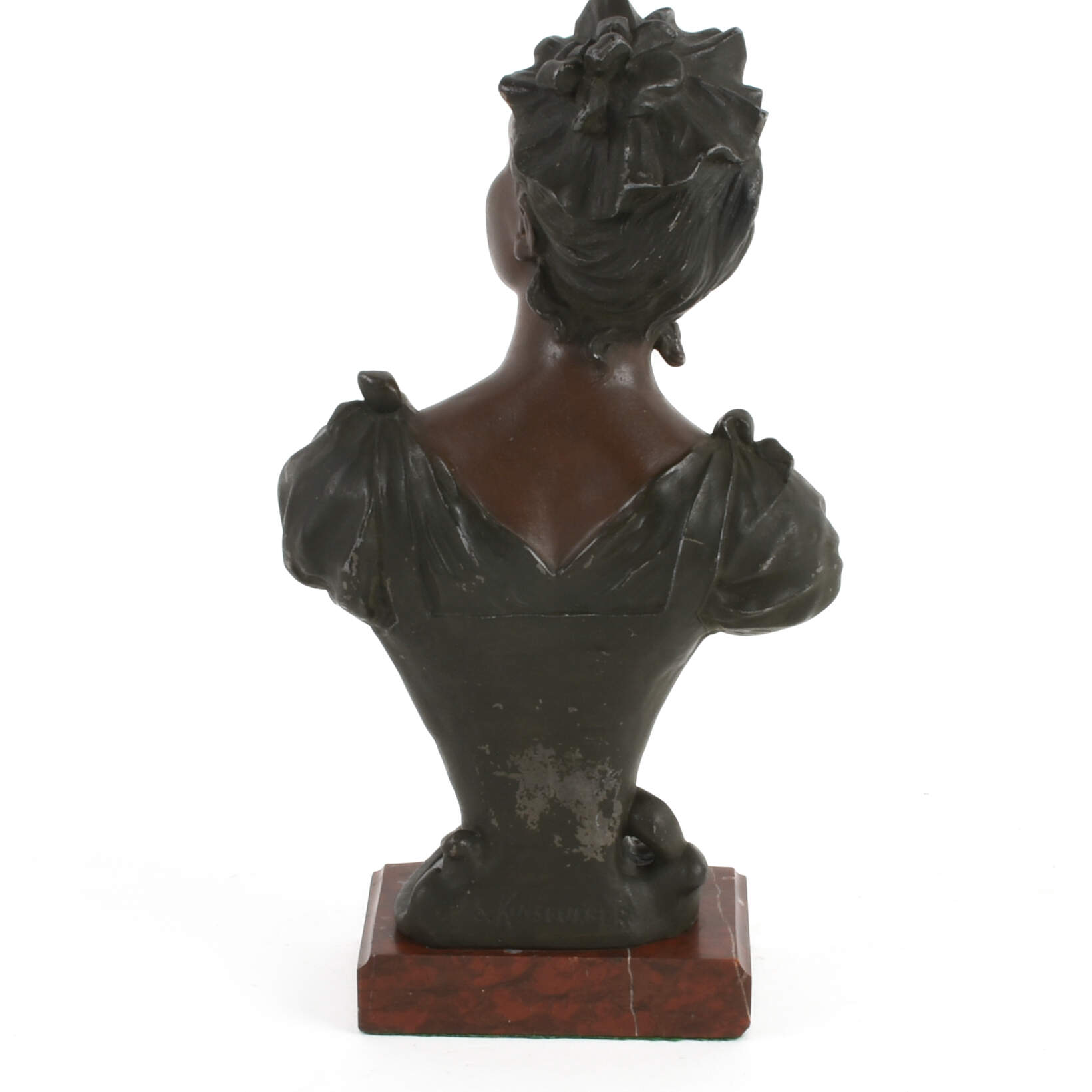 Signed Kinsburger Bust of a Lady-3