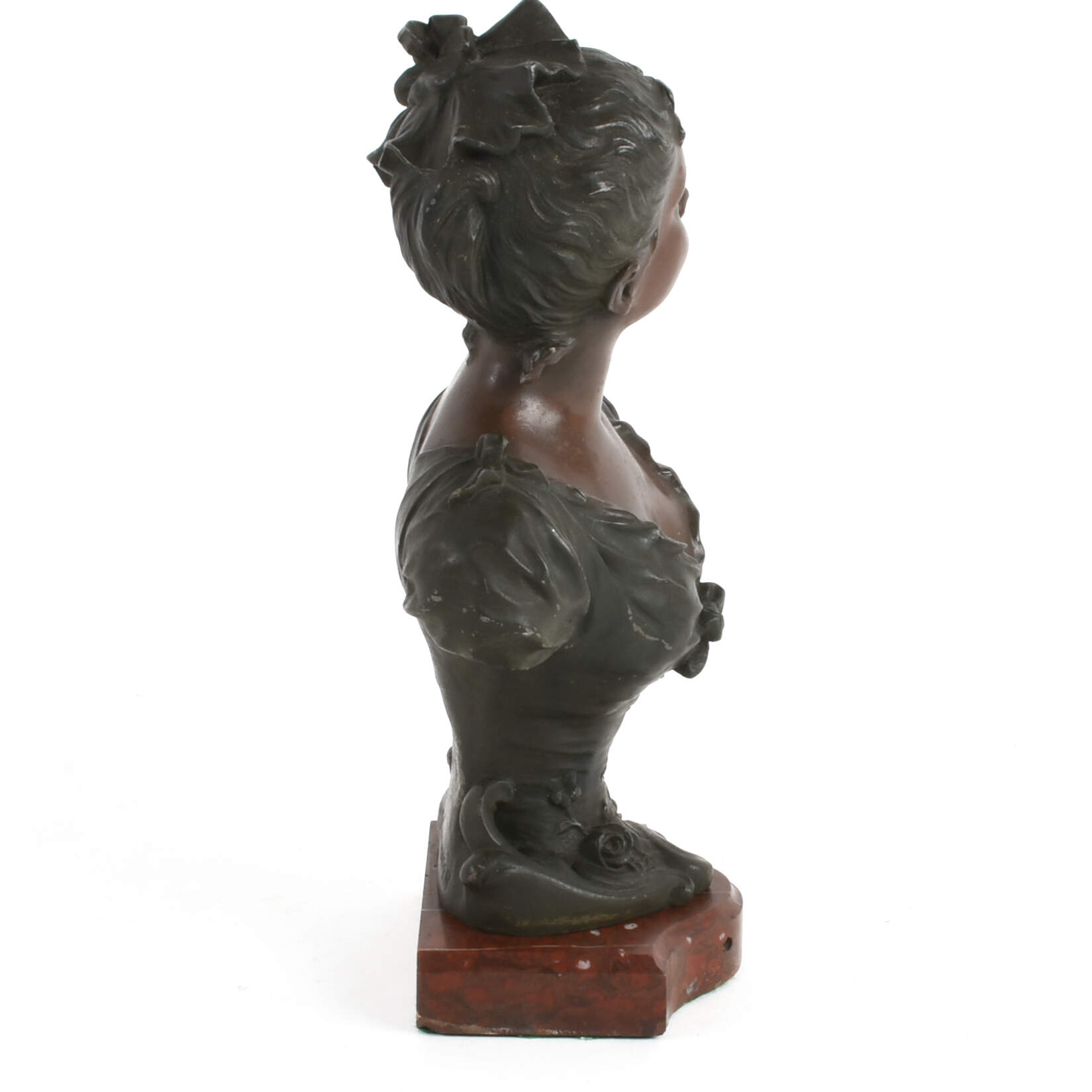 Signed Kinsburger Bust of a Lady-2
