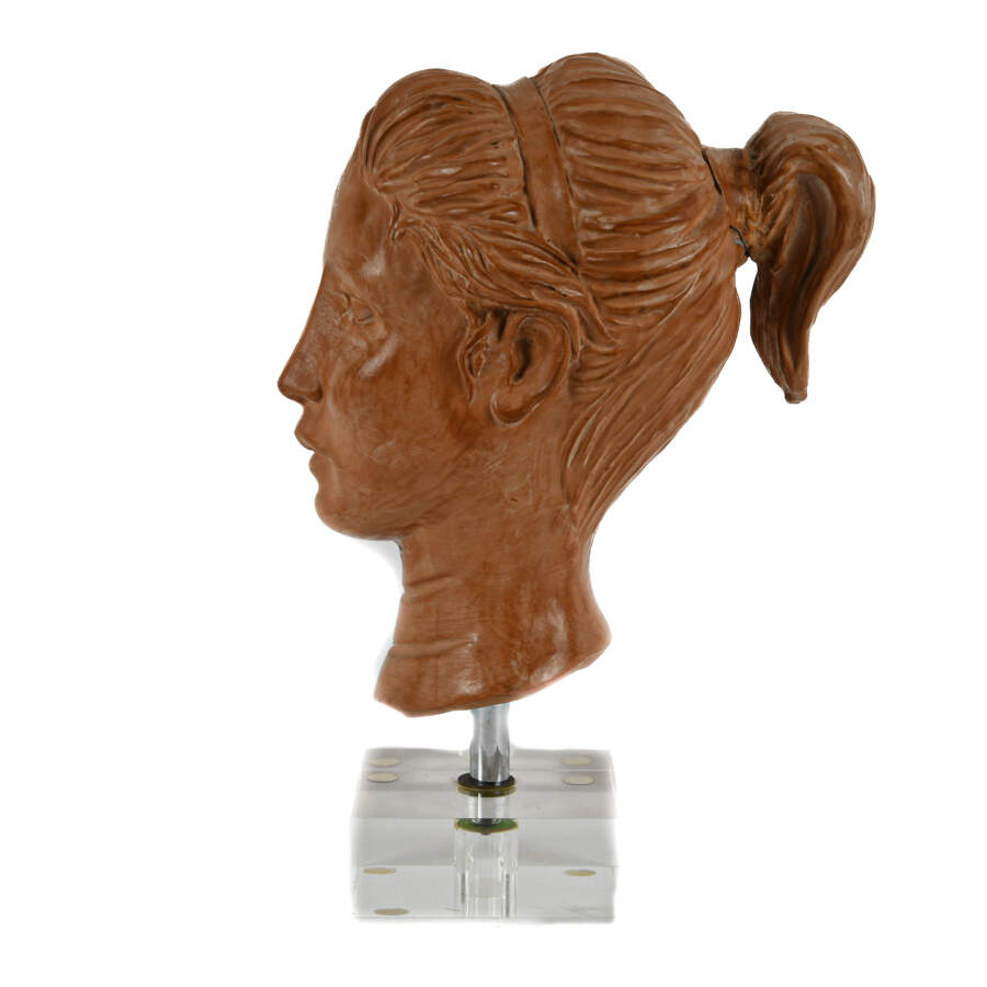 Mirko Moroder Clay Bust on Lucite Base-8