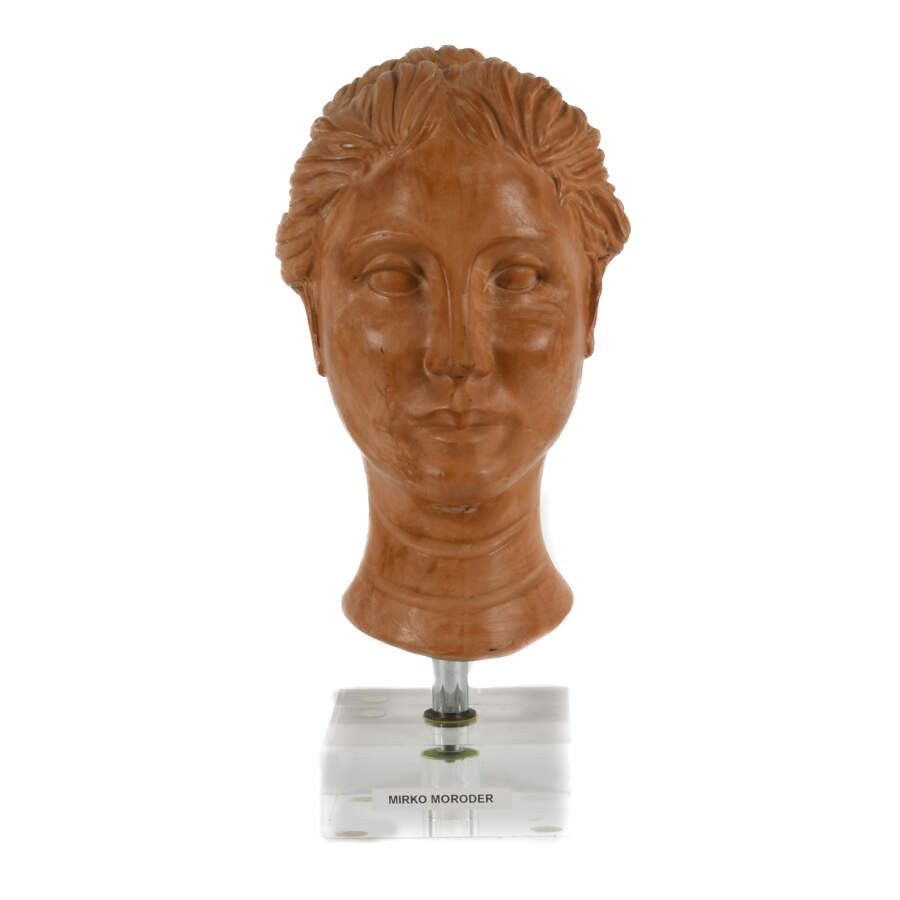 Mirko Moroder Clay Bust on Lucite Base-7