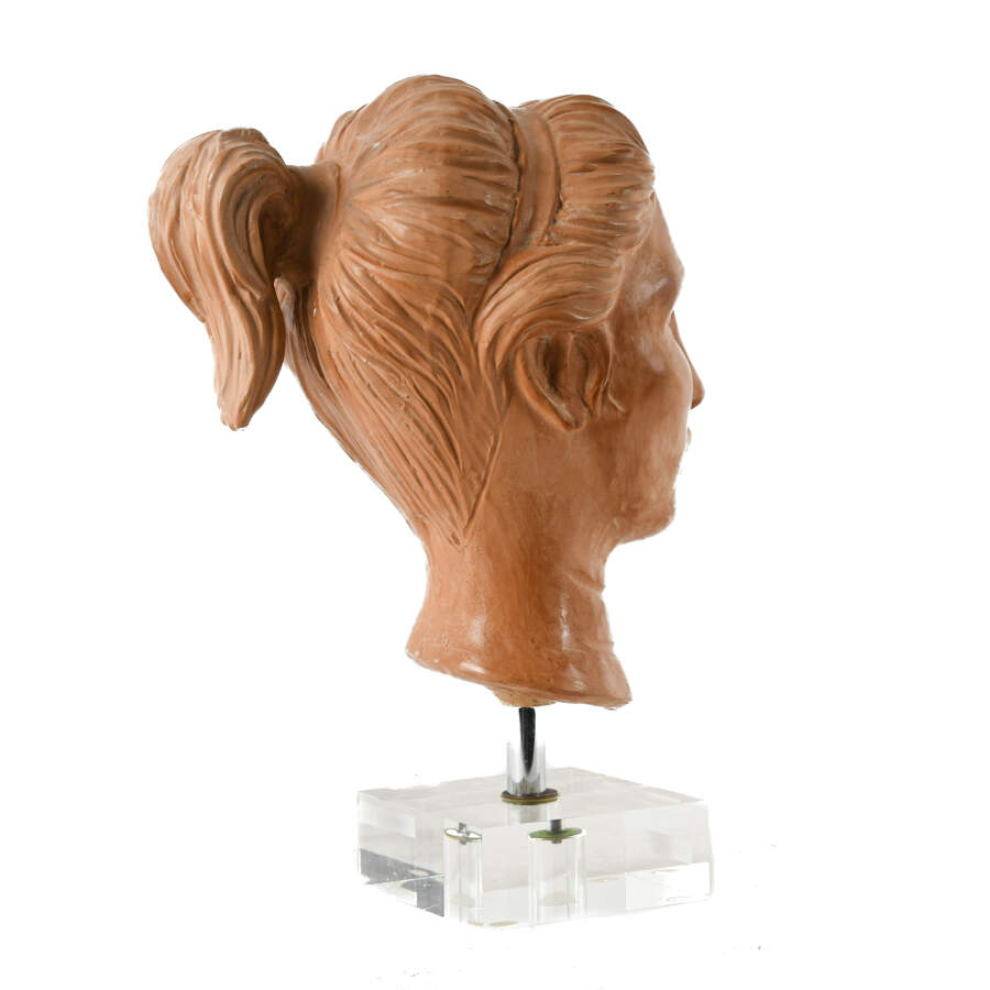 Mirko Moroder Clay Bust on Lucite Base-4