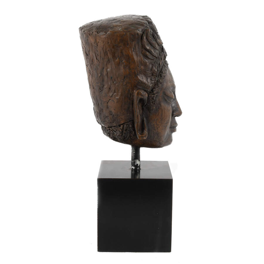 Marilyn Newman Bodhisattva Bust on Pedestal-6