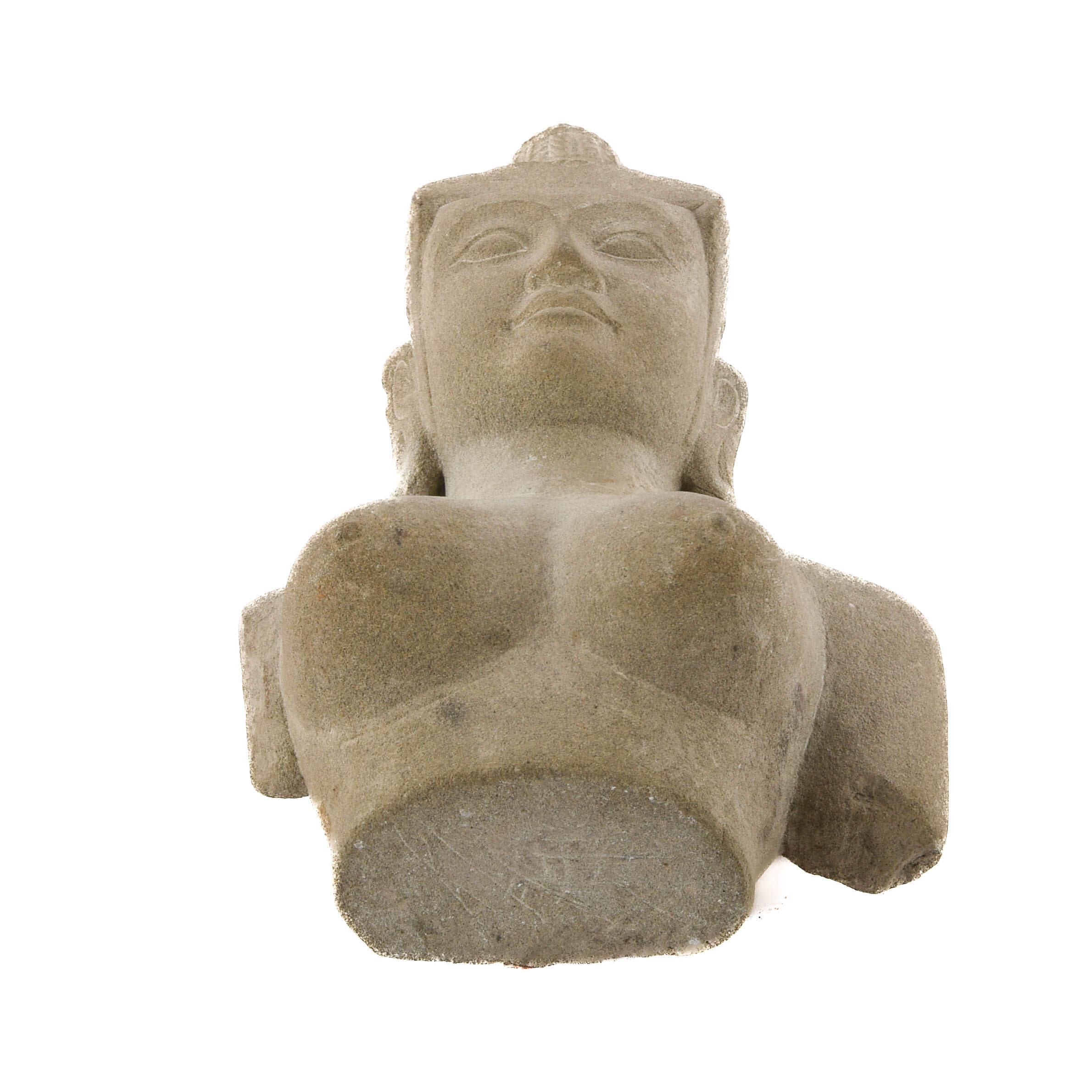 Cement Shiva Hindu Bust Statue-7