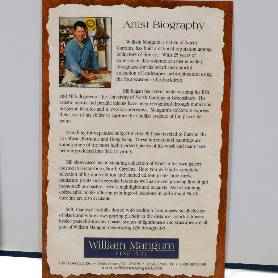 William Mangum Reflections Book-2