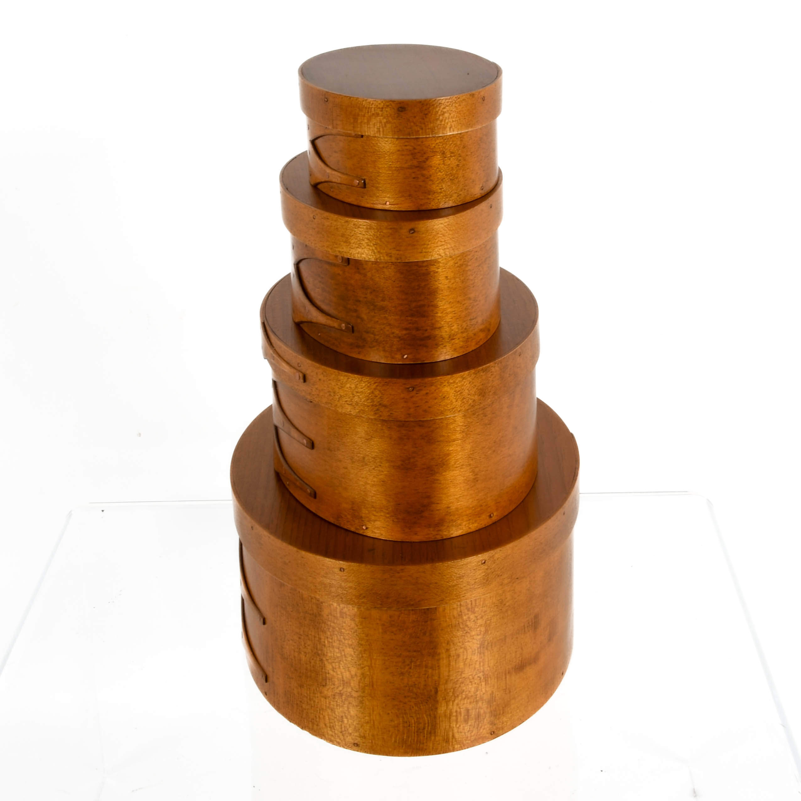 Set of Four Nesting Shaker Reproduction Boxes-3