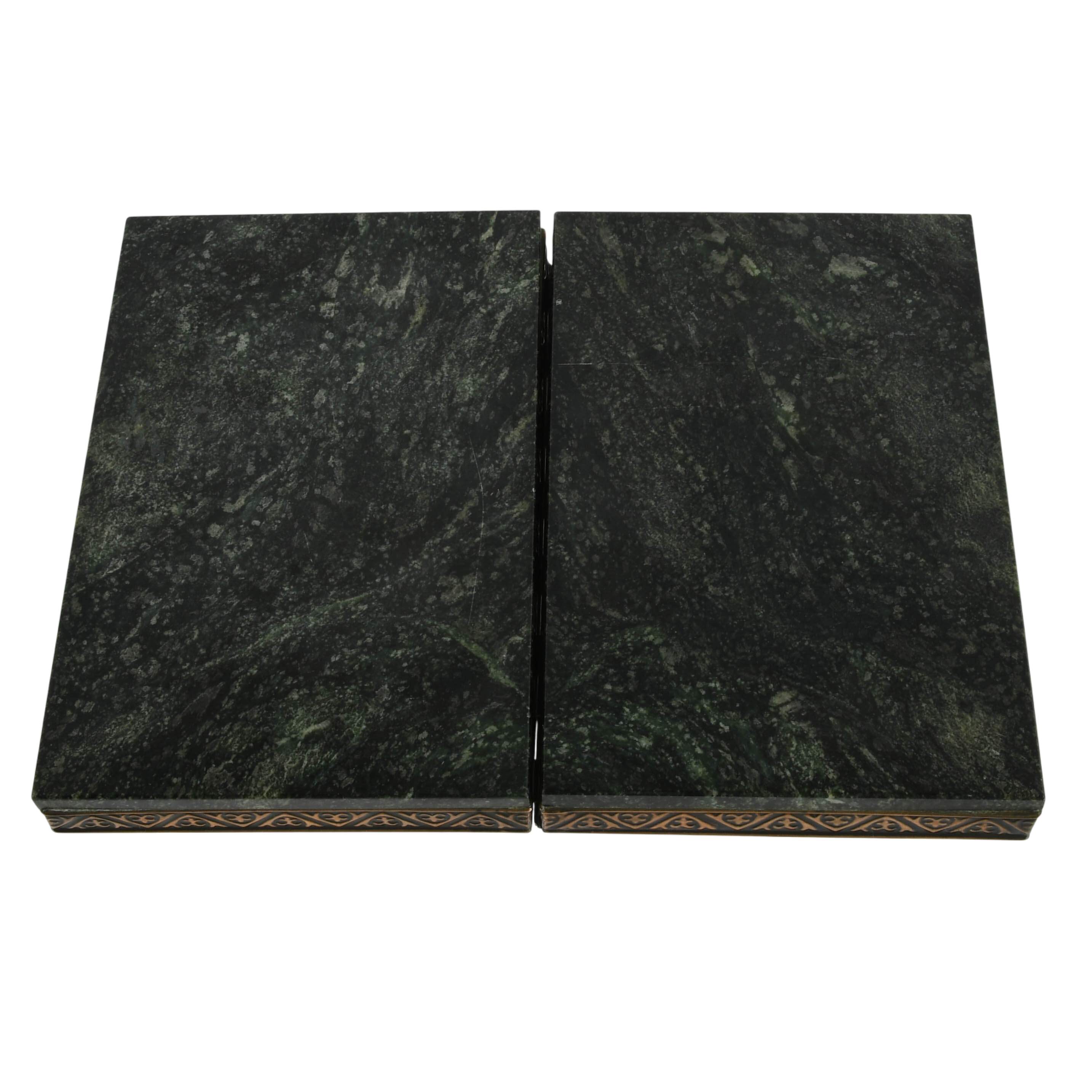 Serpentine Marble Vanity Box-4