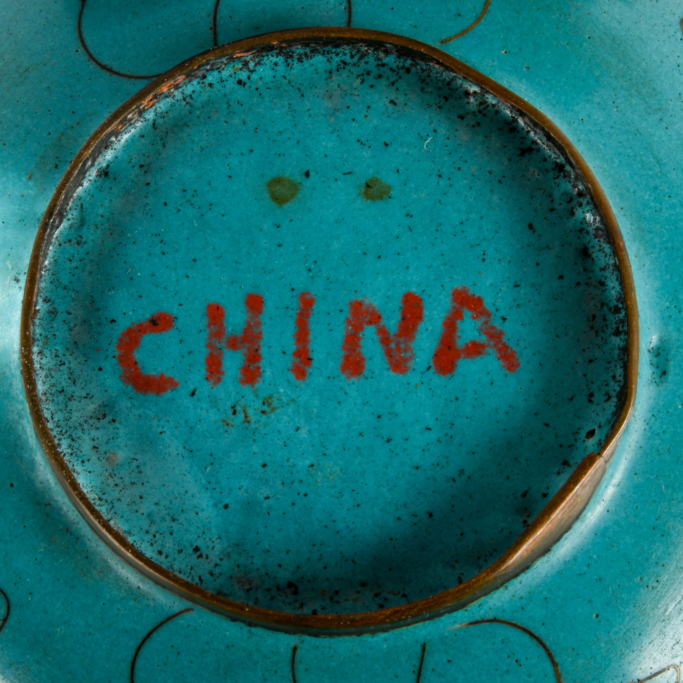 Grouping of Three Chinese Cloisonné Trinkets-5