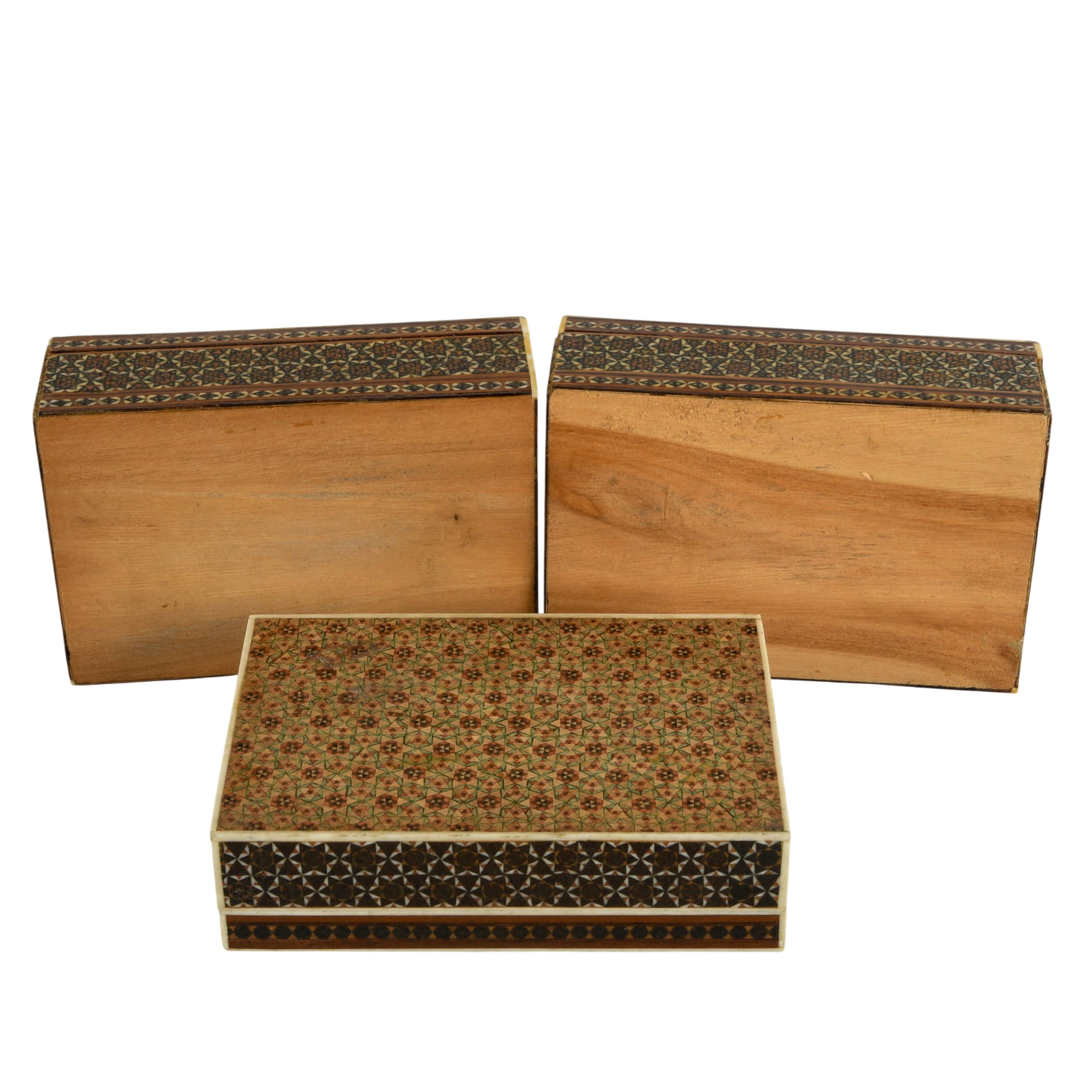 Three-Piece Grouping of Mid-Century Persian Boxes-9