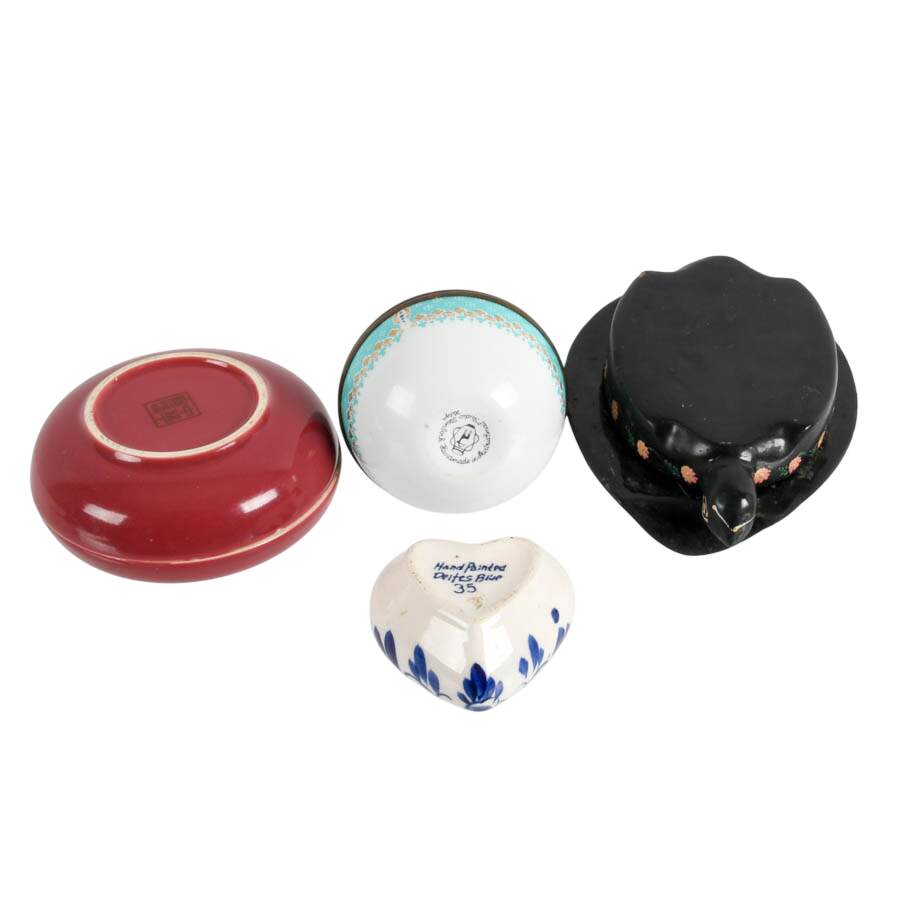 Collection of Four Jewelry and Trinket Boxes-11