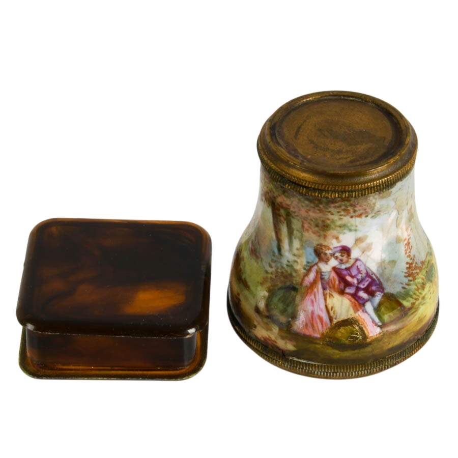 Collection of Metal and Plastic Pill Boxes-7