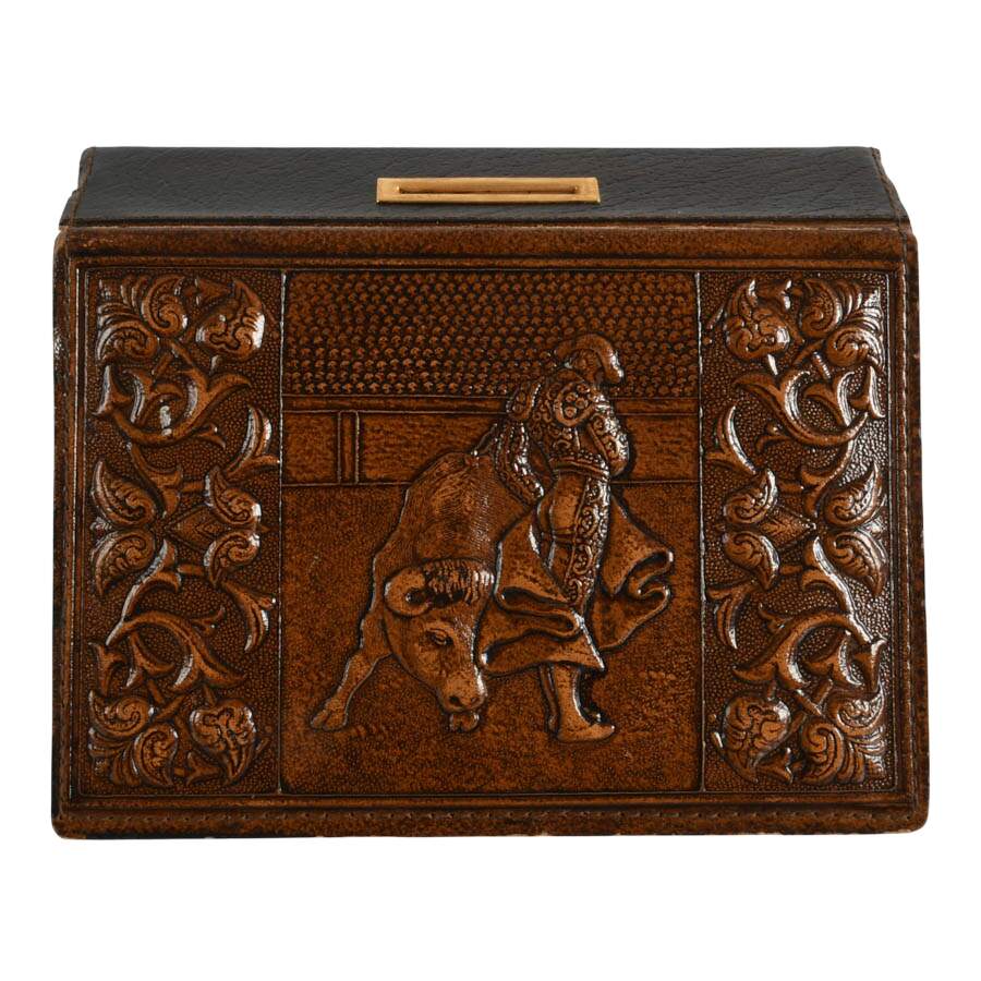 Spanish Leather Jewelry Box-10
