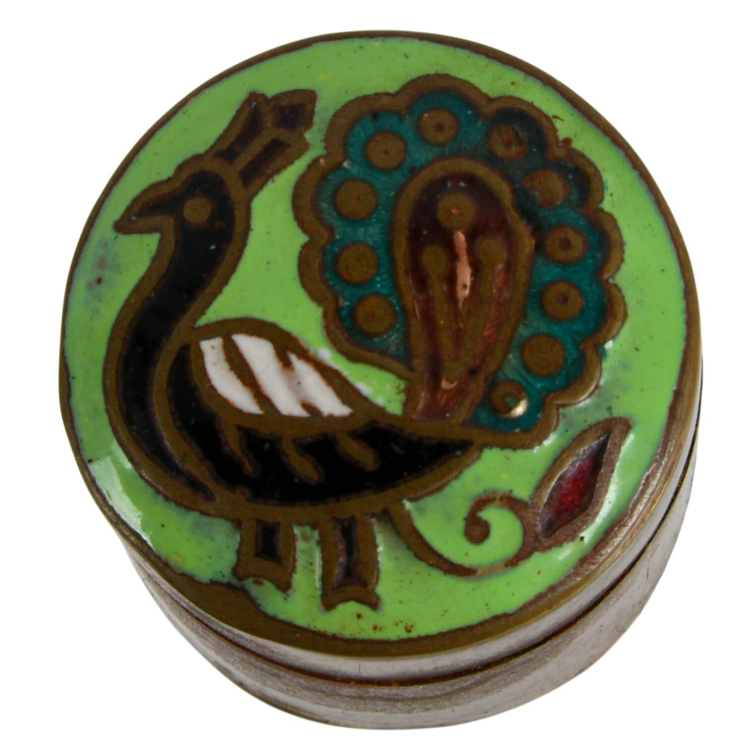 Grouping of Three Cloisonné Trinket Boxes-8