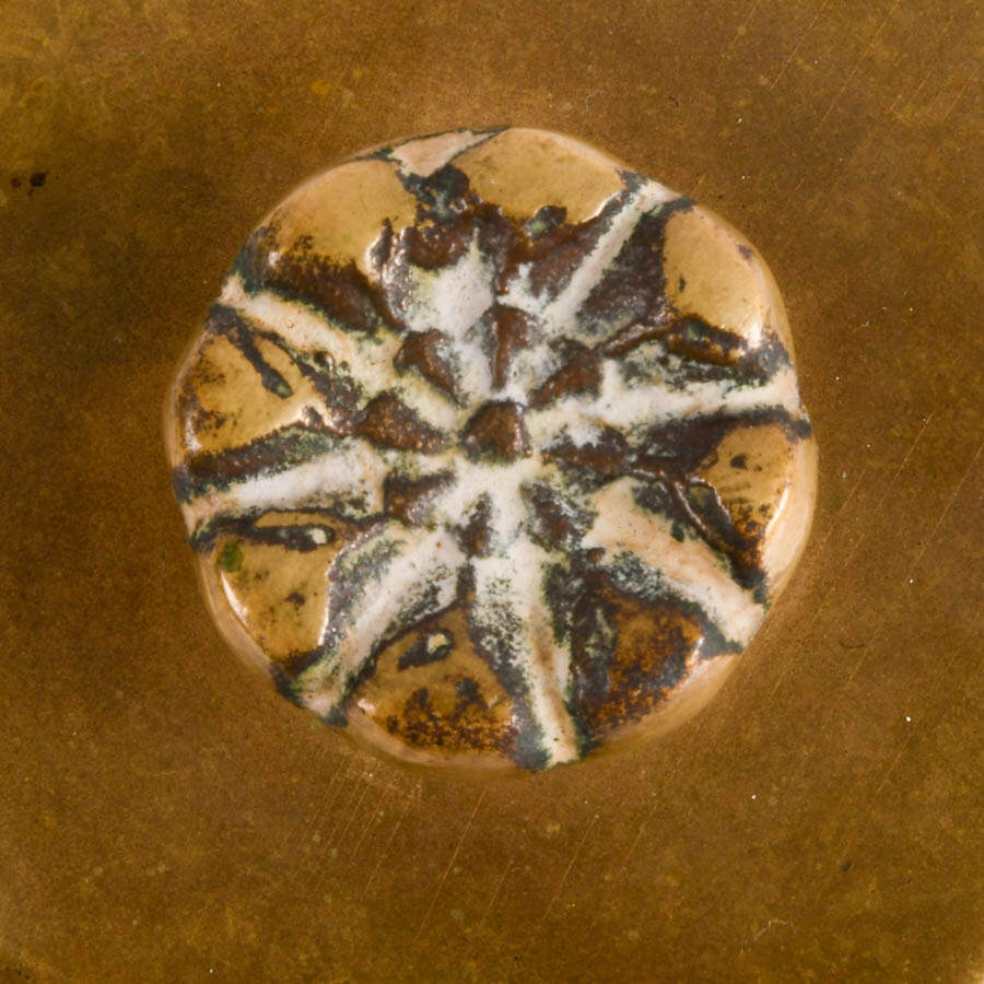 Mid-Century Brass Octagonal Trinket Box-5