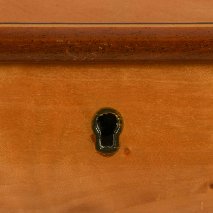 Inlaid Italian Burlwood Musical Jewelry Box with Swiss Reuge Movement-2