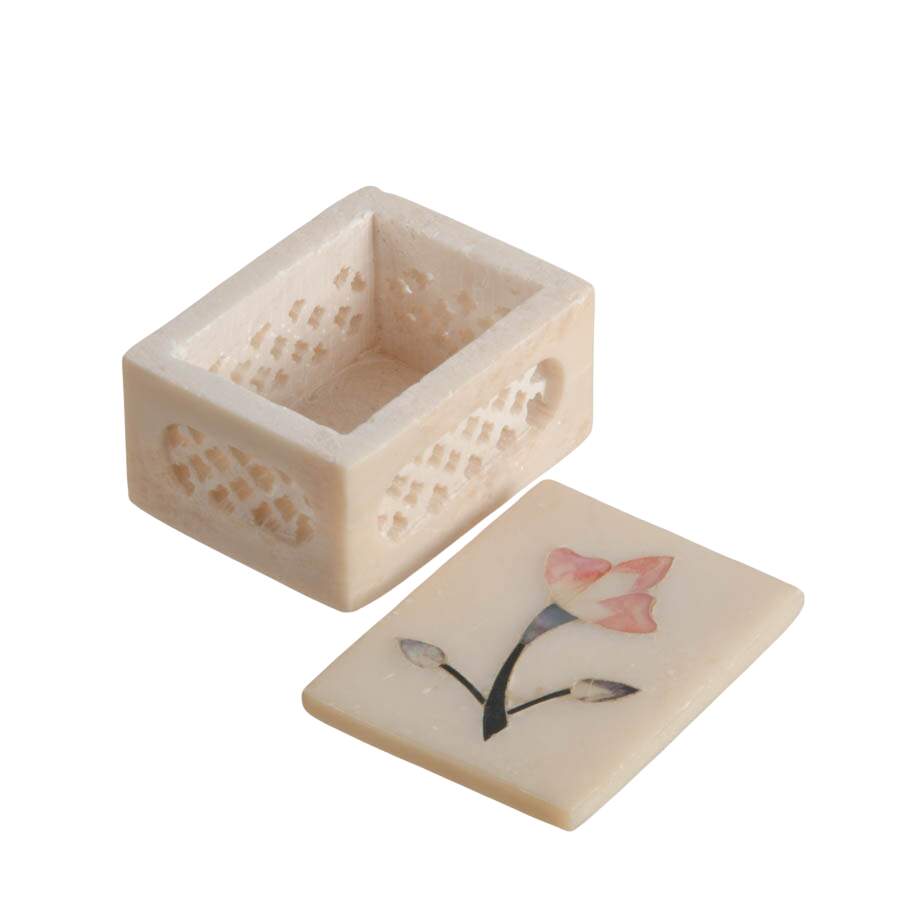 Pair of Mother of Pearl Trinket Boxes-8