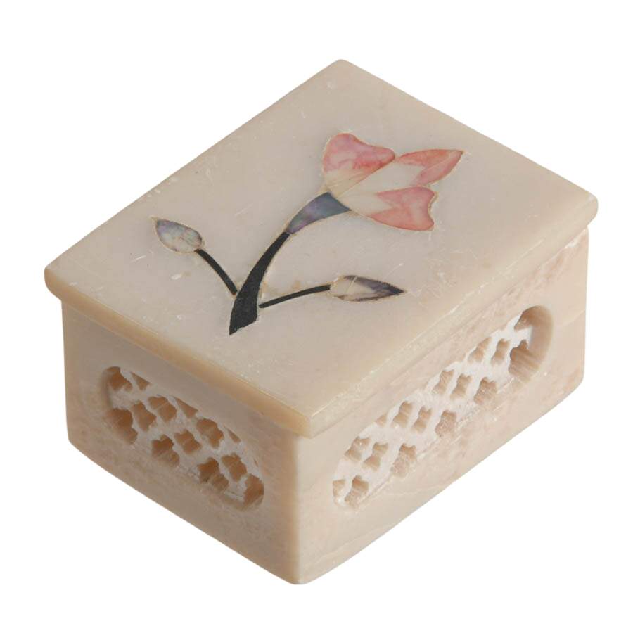 Pair of Mother of Pearl Trinket Boxes-7