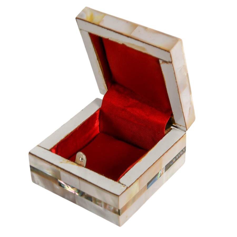Pair of Mother of Pearl Trinket Boxes-5