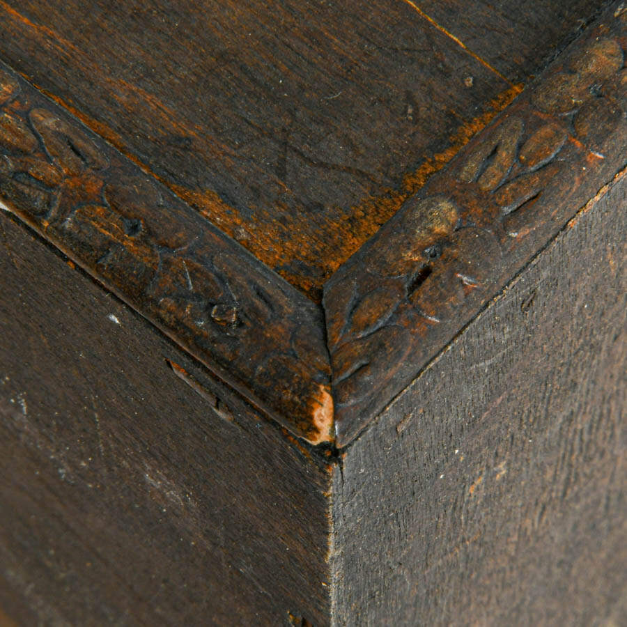 Antique Chinese Wood and Metal Chabako Box-7