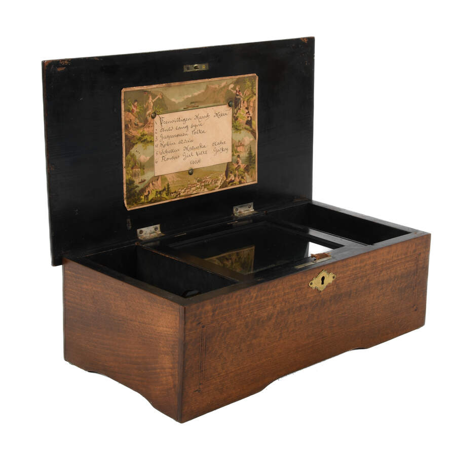 Antique Swiss Music Box-4