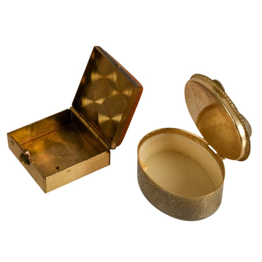 Four Cameo-Style Metal Pill Boxes-5