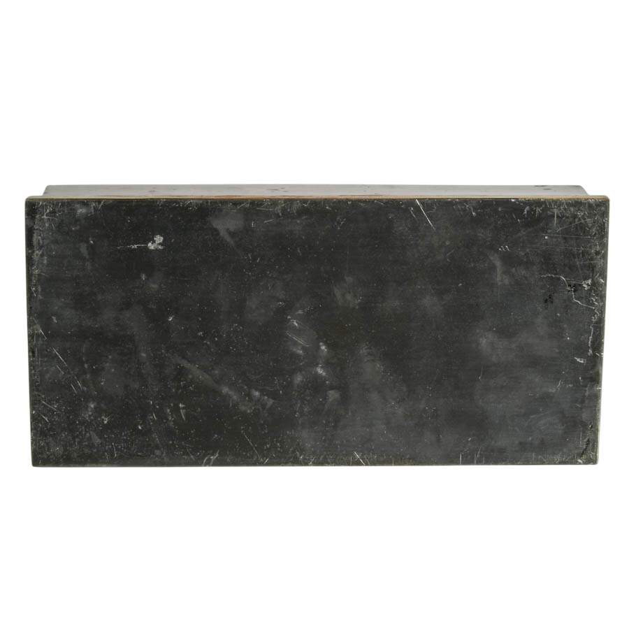 Rectangular Chinese Mixed Metal Box W/Buddhist Deity Figurine-7