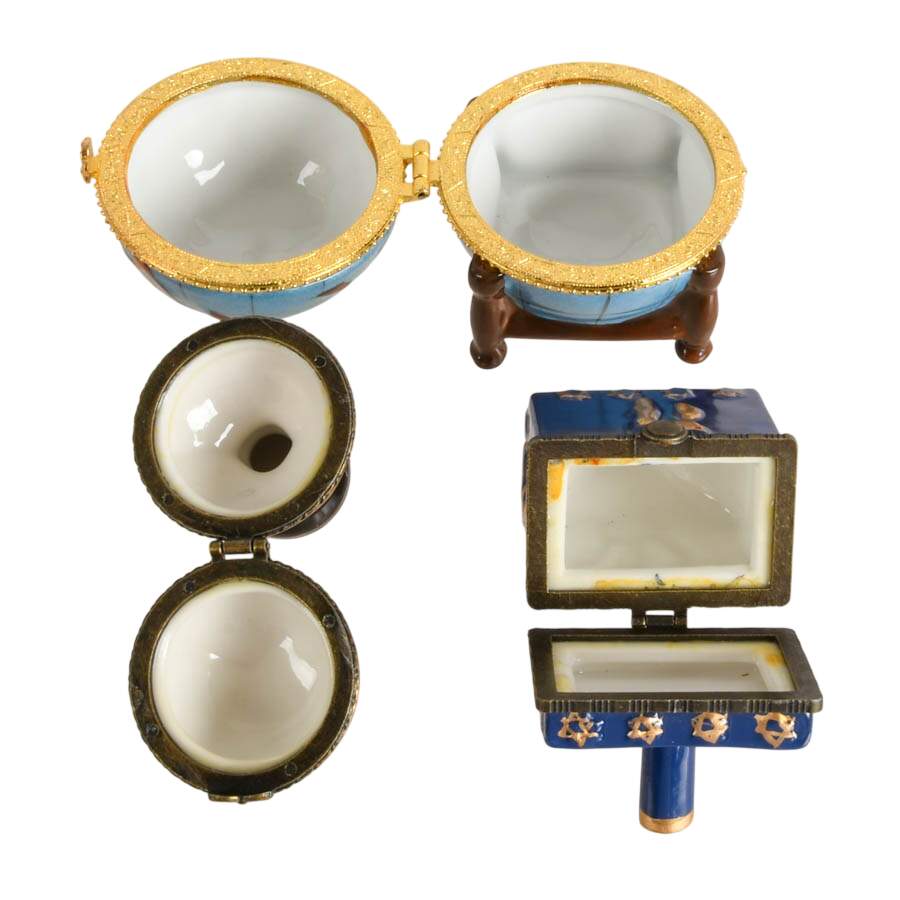 Five-Piece Porcelain Trinket Boxes-2