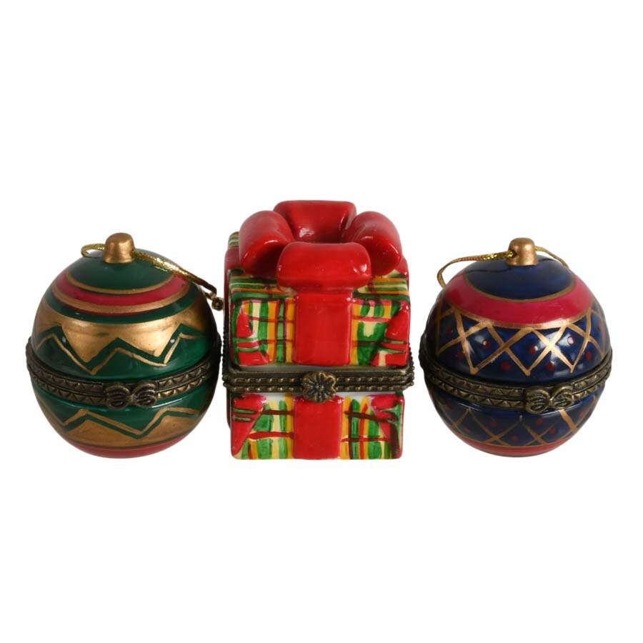 Five-Piece Christmas Love Porcelain Jewelry Boxes-6