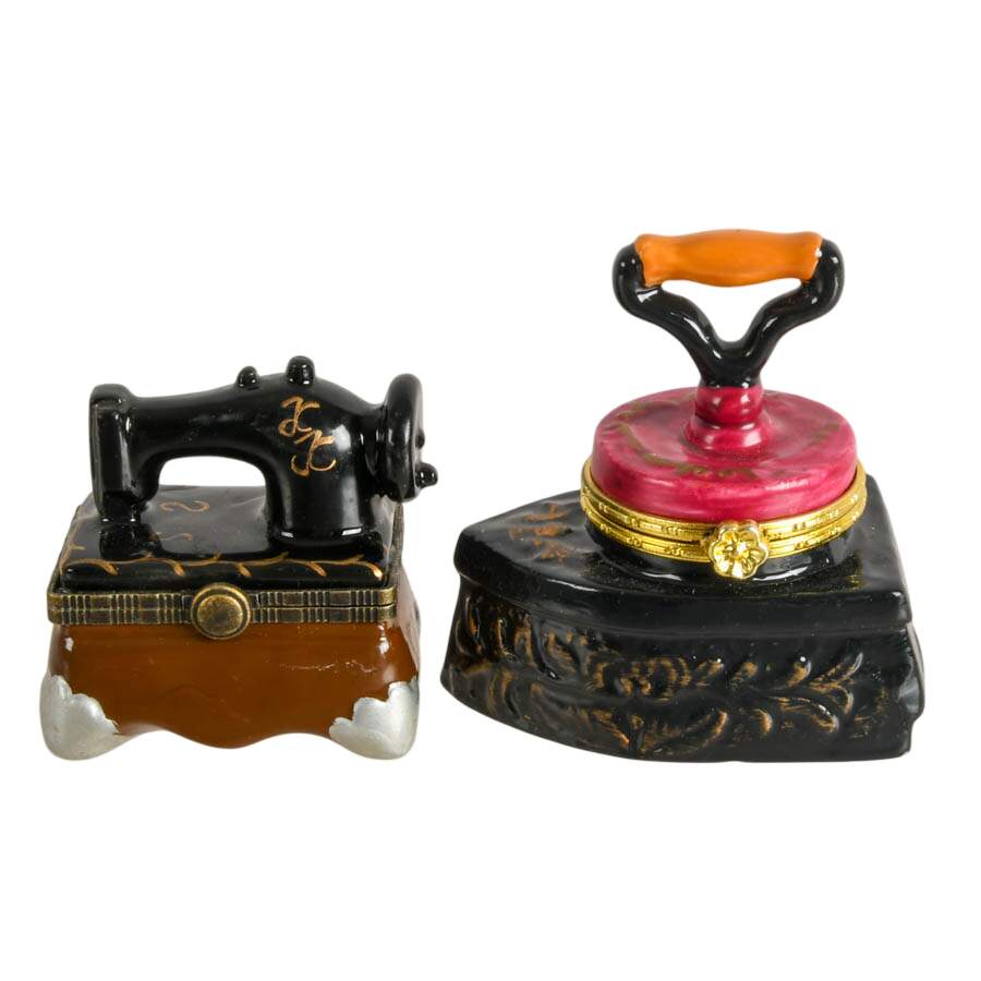 Five-Piece Tailor's Dream Porcelain Jewelry Boxes-6