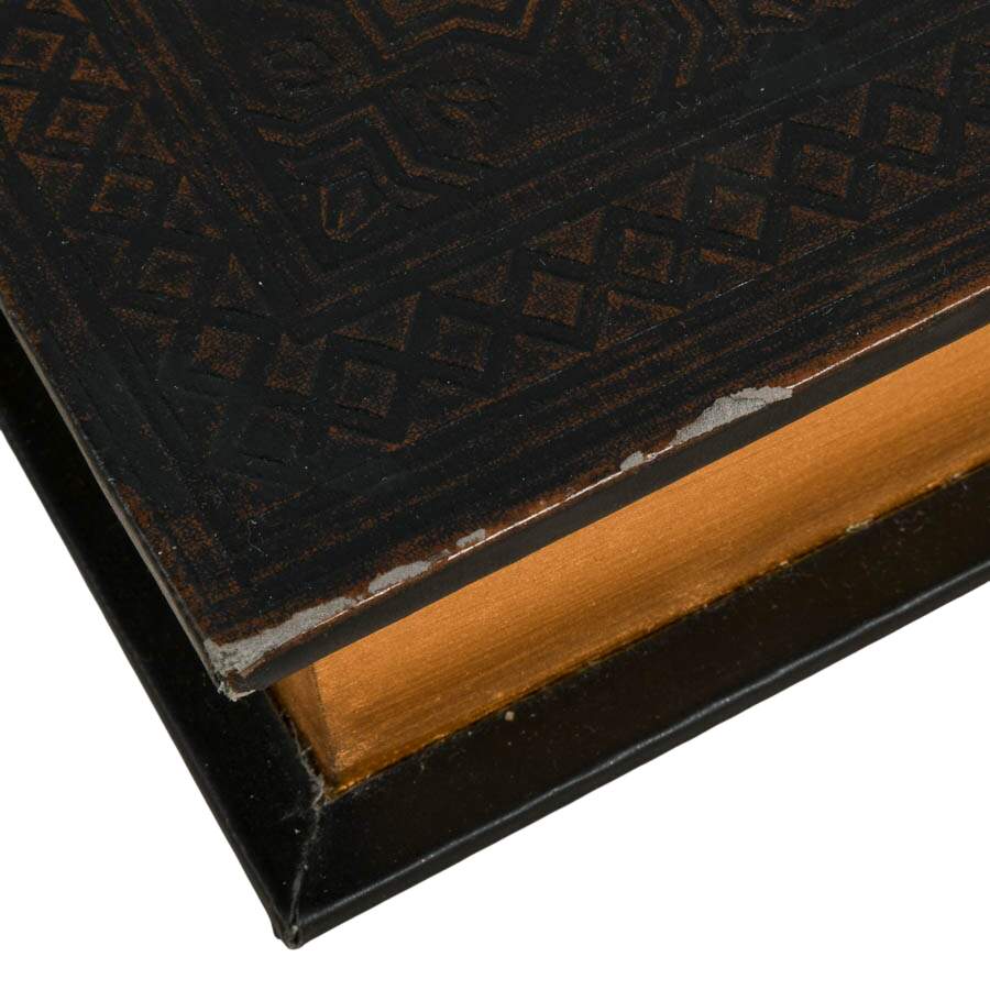 Set of Three Star-Pattern Faux Leather Book Boxes-8