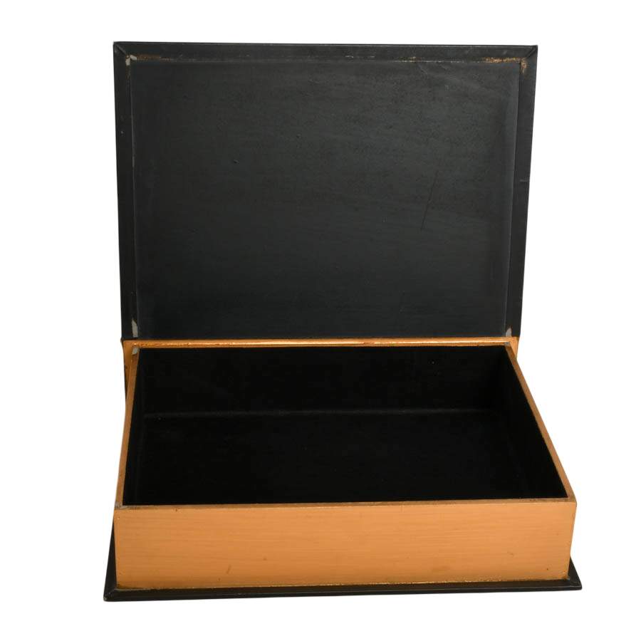 Set of Three Star-Pattern Faux Leather Book Boxes-7