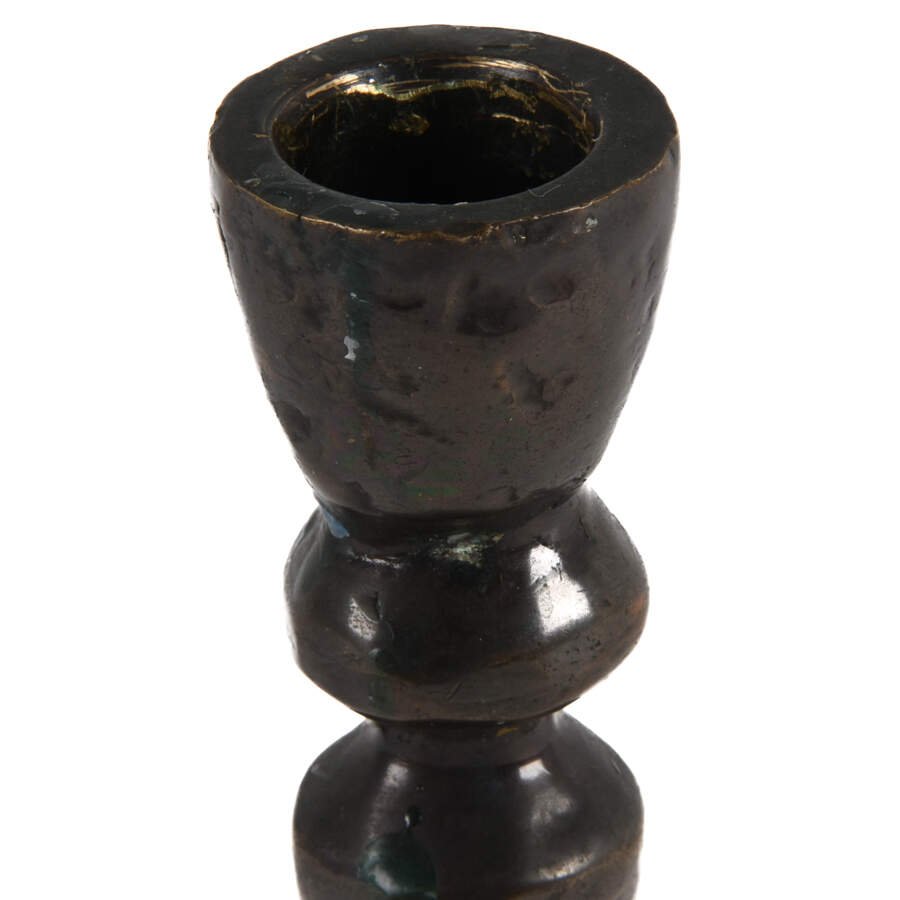 Bronze Hand Hammered Candlestick-2