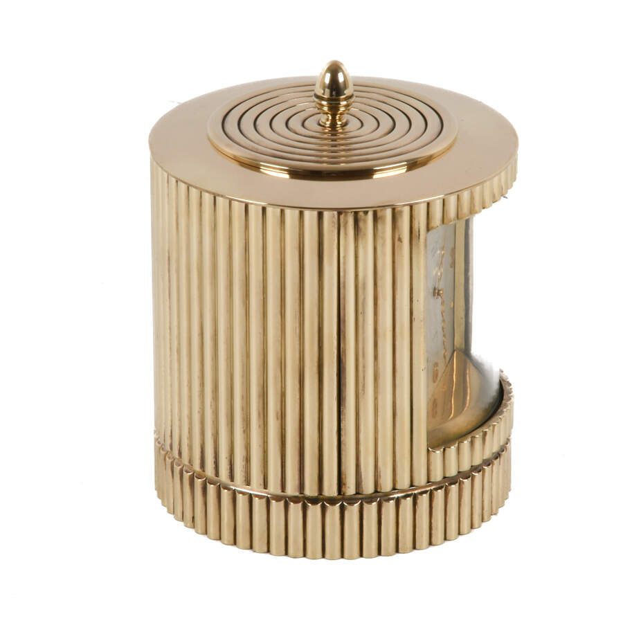 Mathey Tisot Circular Mechanical Desk Clock-4