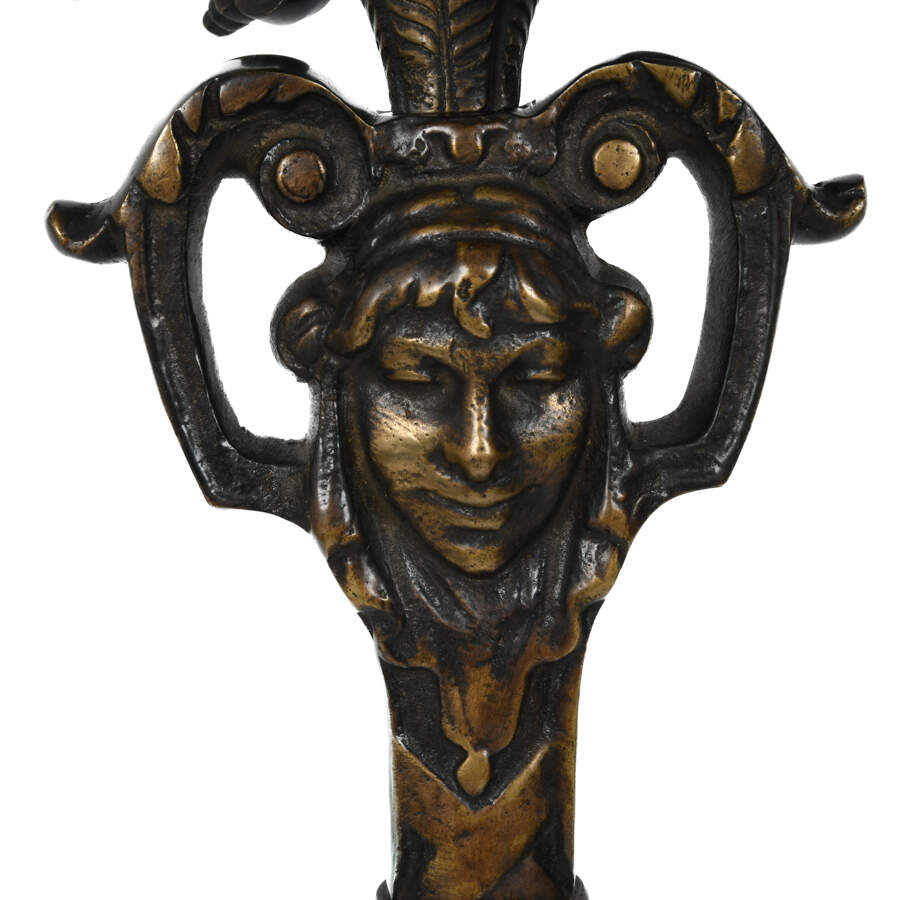 4-Arm Floor Metal Candelabra-6