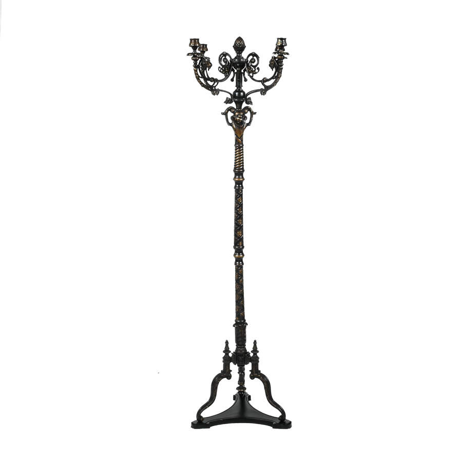 4-Arm Floor Metal Candelabra-1