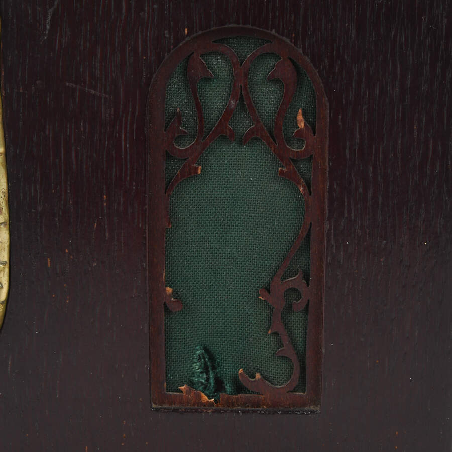 Henry Coehler German Wood Mantel Clock Case-3